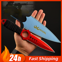28cm Go Game Peripherals Scarlet Web of Skeleton Dagger with Holster Metal Weapon Model Cosplay Desk Ornaments Katana Toy Gifts