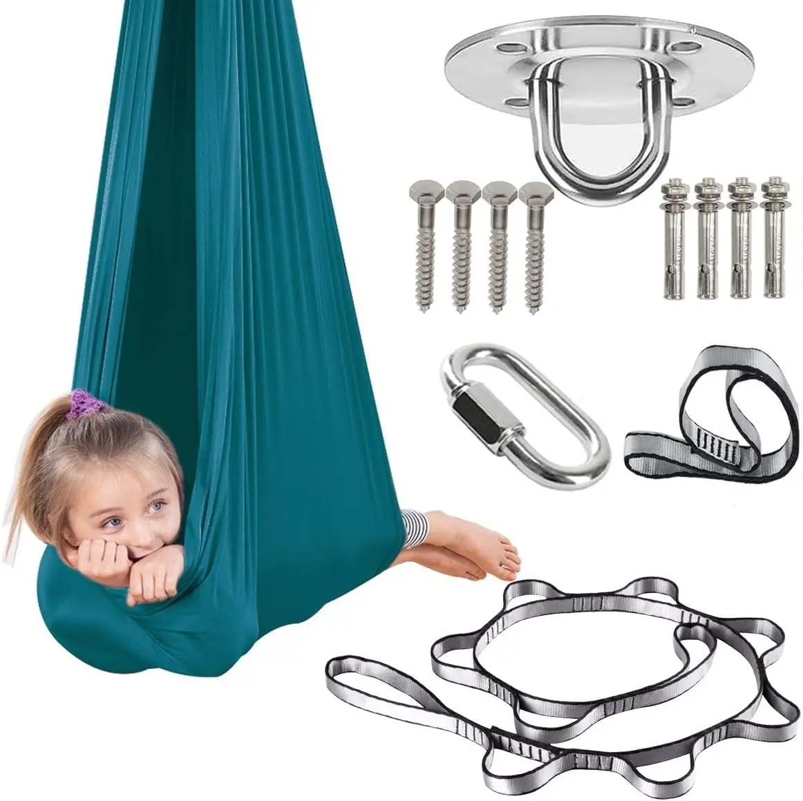 

Sensory Swing For Kids And Adults Indoor Therapy Swing For Autistic Children Cuddle Swings Hammo Has Calming For Adhd Sensory