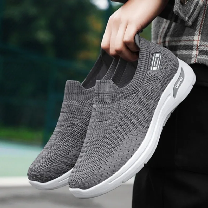 2026 New Summer Hollow Out Breathable Mesh Man Shoes Casual Light Men's Sneakers Comfortable Round Toe Design Shoes for Man