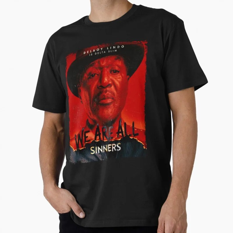

Sinners 2025 Movie horror vampire Dancing With The Devil gift T shirt for men Large size Tops S-6XL printed clothes