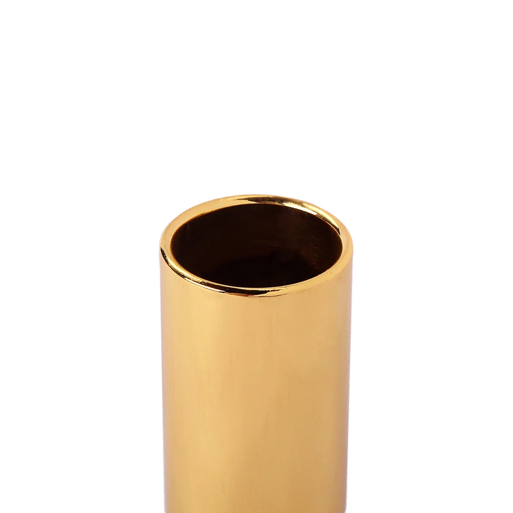 

51 Mm Bottleneck Slide Guitar Metal Slider Slides Bar for Replace Steel Golden Finger