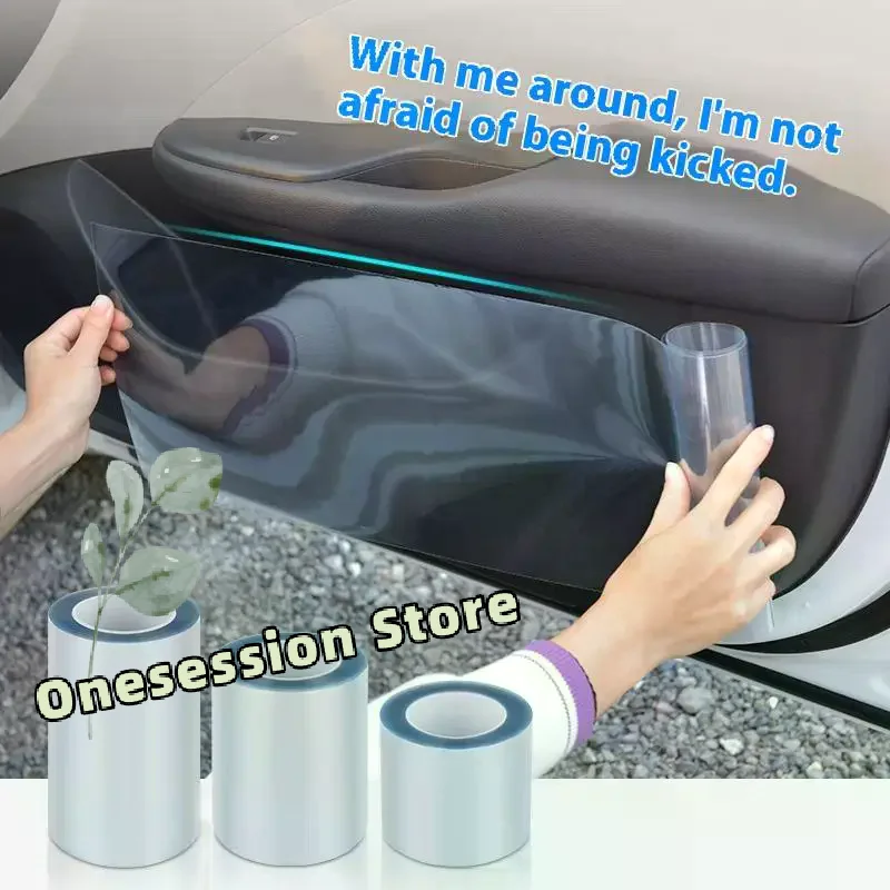 

Transparent Car Door Edge Protection Film - Self-Healing Anti-Scratch Tape for Door Sill & Trunk, Invisible Paint Guard