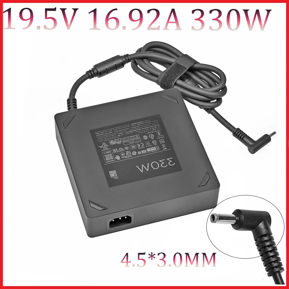 

330W Gaming Laptop AC Adapter 19.5V 16.92A ADP-330BB BF Charger for HP OMEN 6 PRO OMEN 7 PLUS 17-ck 17t-ck TPC-DA60 TPN-Q266