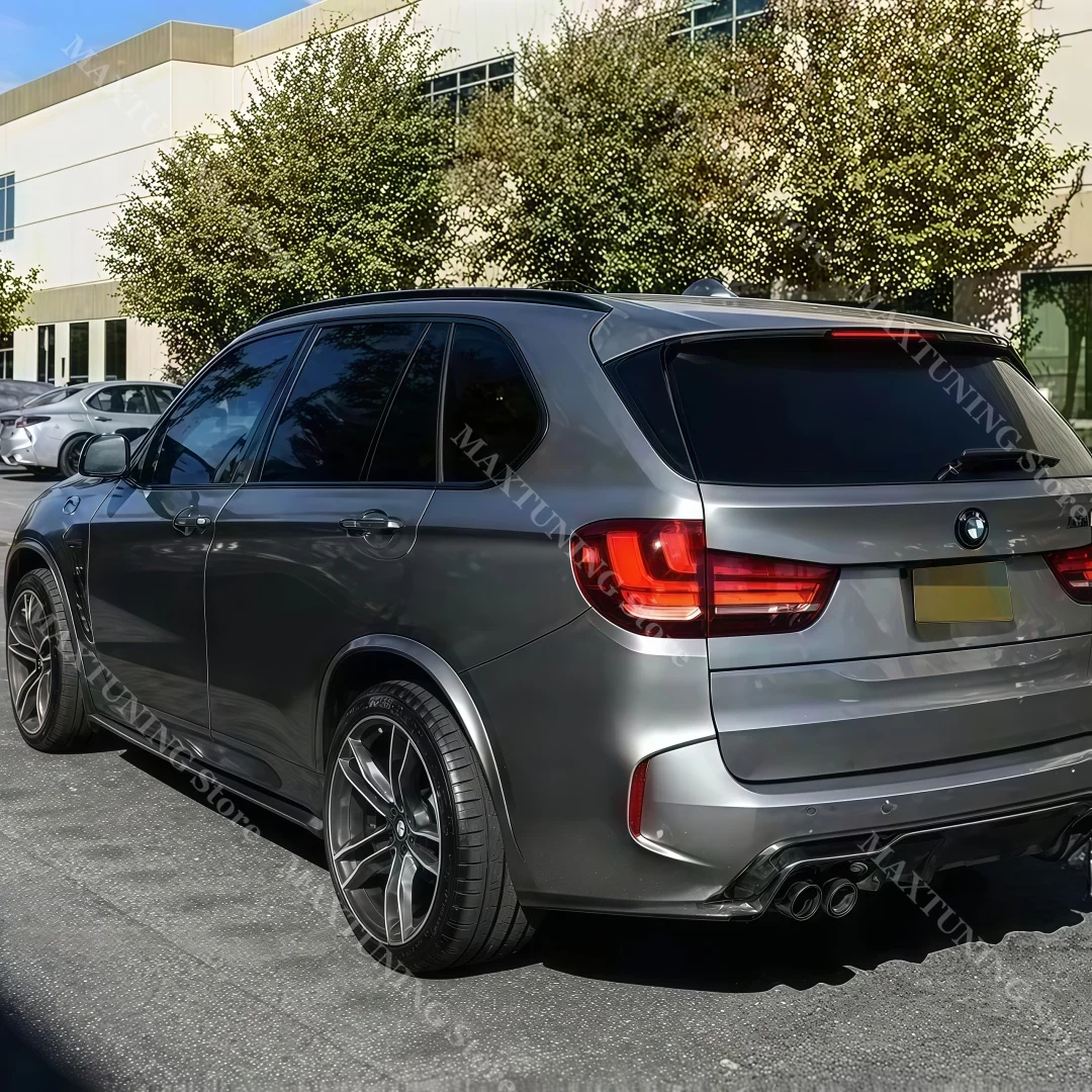 For BMW F15 X5 F85 X5M F16 X6 F86 X6M 35d 35i 40i 50i 2014-2019 High Quality MP Style ABS Car Side Skirt Panels Spoiler Body Kit