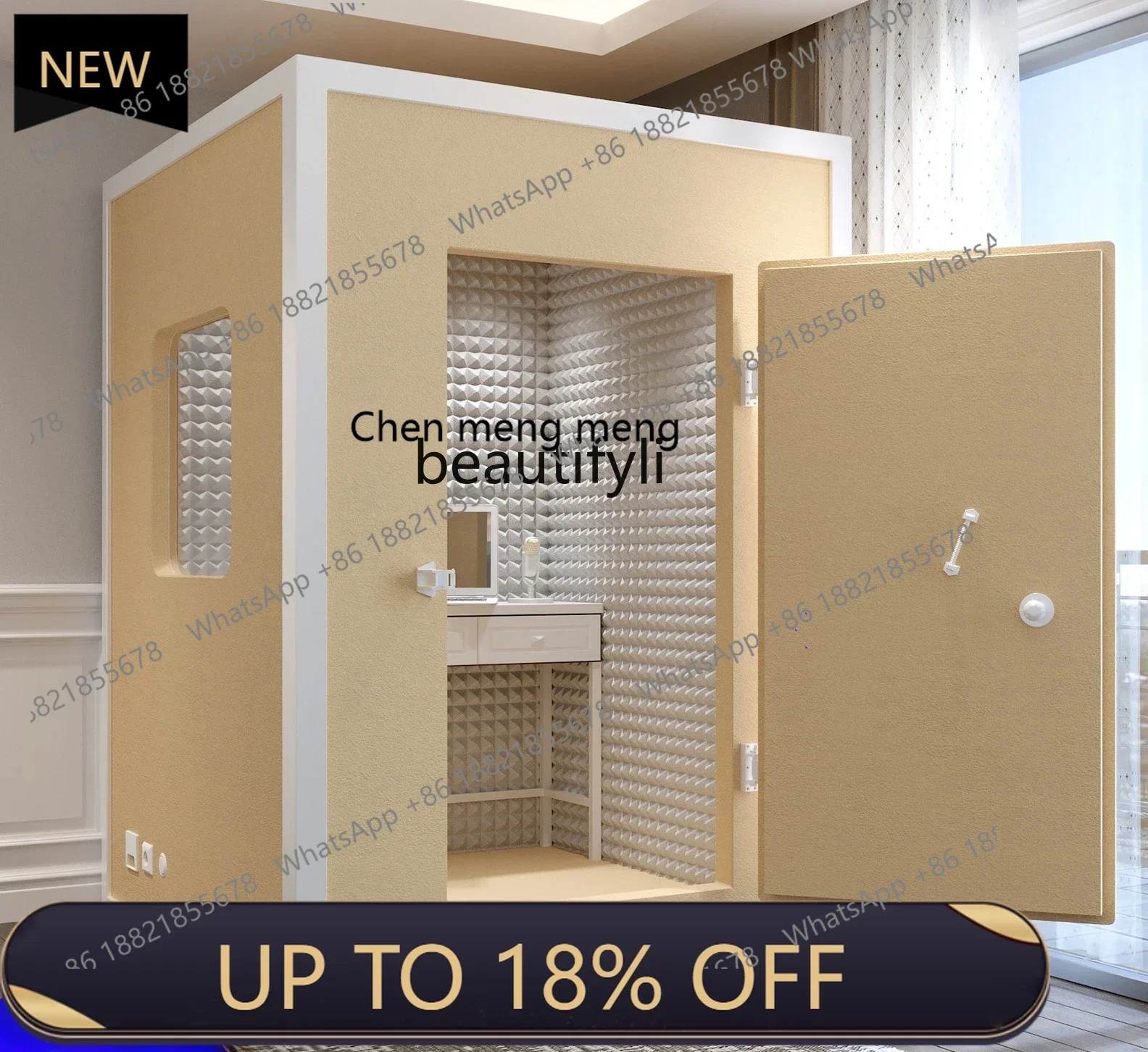 

Z189 A56 Mobile recording studio High-grade environmentally friendly soundproof room Family sleep mute cabin Small, soundproof s