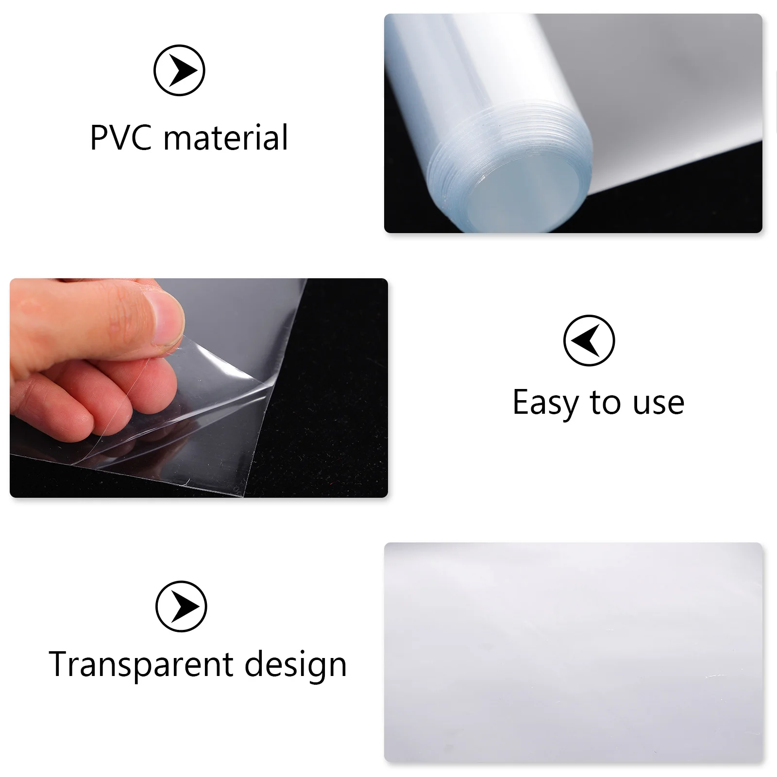 

2pcs Car Protection Film Transparent Anti Bumper Front Rear Door Mirror Body Vehicle Surface Coating