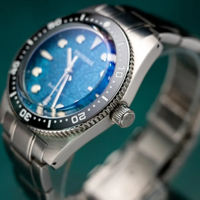 PROXIMA Männer Automatische Uhr 40mm Mechanische Armbanduhr Taucher 20ATM Wasserdicht BGW-9 Leuchtende Keramik Lünette PT5000 SW200