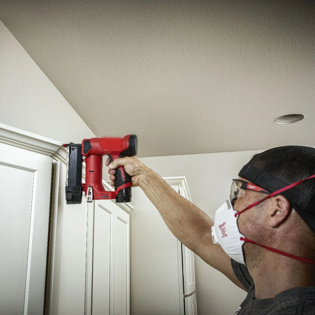 Rechargeable Mosquito Nailer M12 PN23GS 12V Tool-free Depth Adjustment Wrench Storage Headless Nails 13-35mm