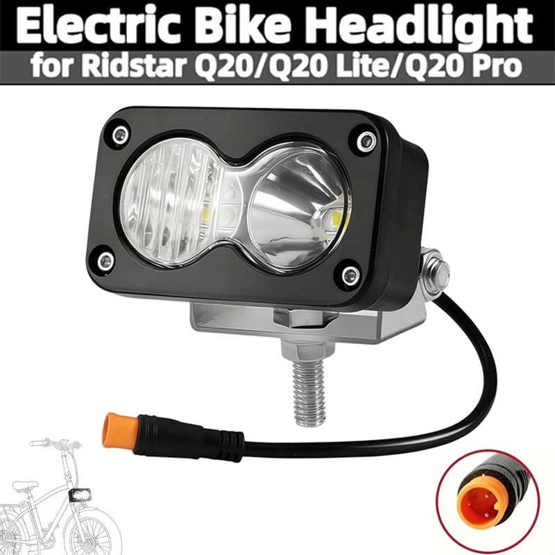 Faro LED de 3 pulgadas para motocicleta Ridstar Q20, Surron, Baja, camioneta todoterreno, resistente al agua