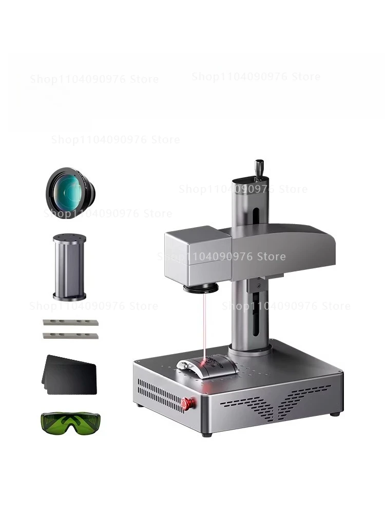 

Настольный волоконный лазерный маркиратор: компактный, портативный, полностью автоматический, для векторной гравировки по металлу и пластику