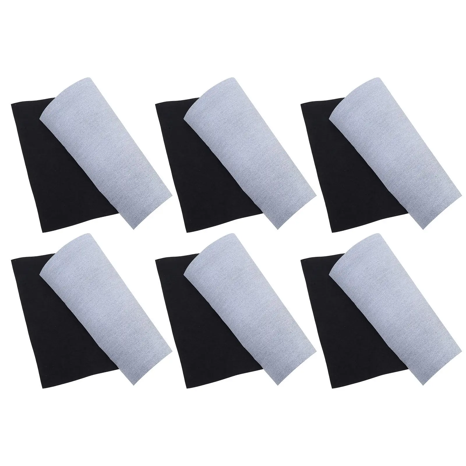 

6pcs Water Writing Cloth Reusable Imitation Rice Paper Mats Portable Calligraphy Supplies Chinese Paintings Practice Sheets