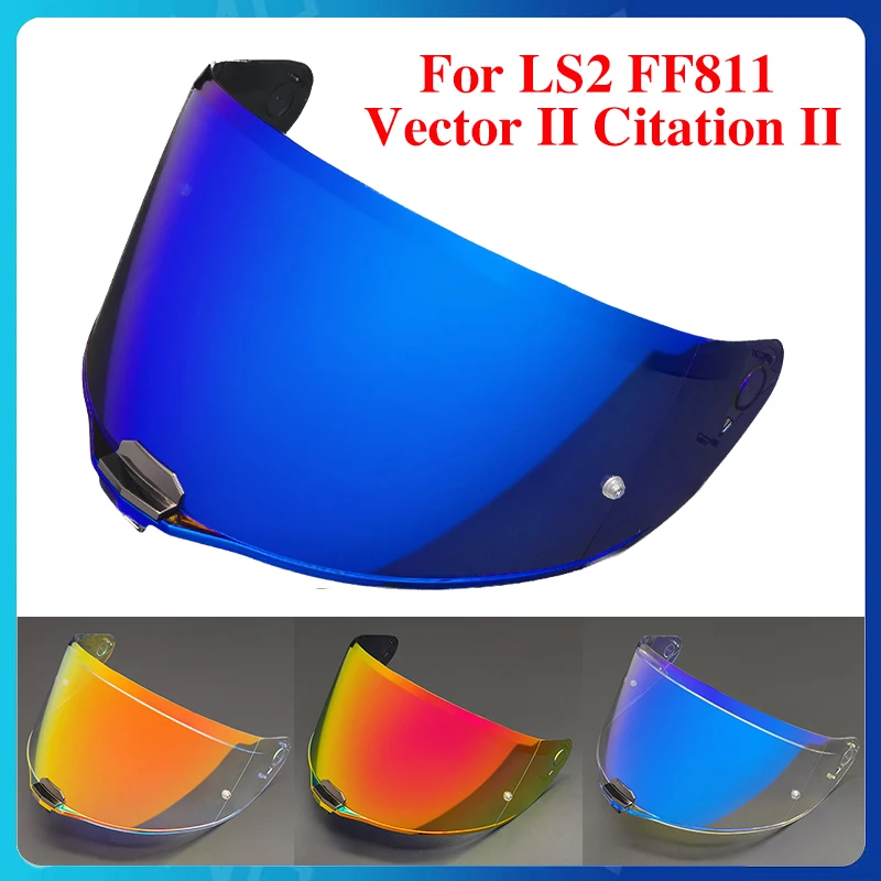 Motorcycle Helmet Lens For LS2 FF811 Vector II Citation II Helmet Visor Windshield Shield Glasses Visor Helmet Accessories