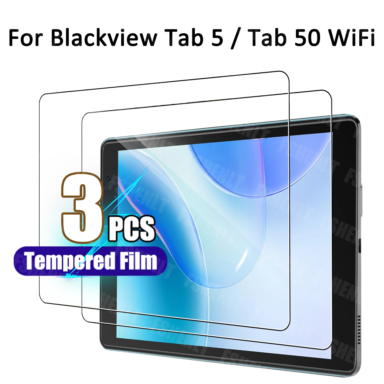 Защитная пленка для экрана Blackview Tab 5 / Tab 50 WiFi (8,0 дюймов) 2023 HD 9H, твердость, взрывозащищенная защитная пленка от царапин