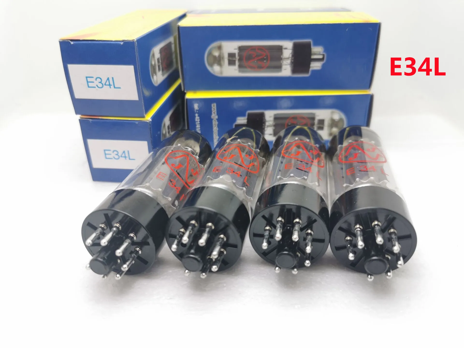 E34L Baru Kaca Putih Ceko JJ E34L Lurus Generasi KT77/6L6/KT66/EL34 Tabung Elektronik Asli Uji Pasangan