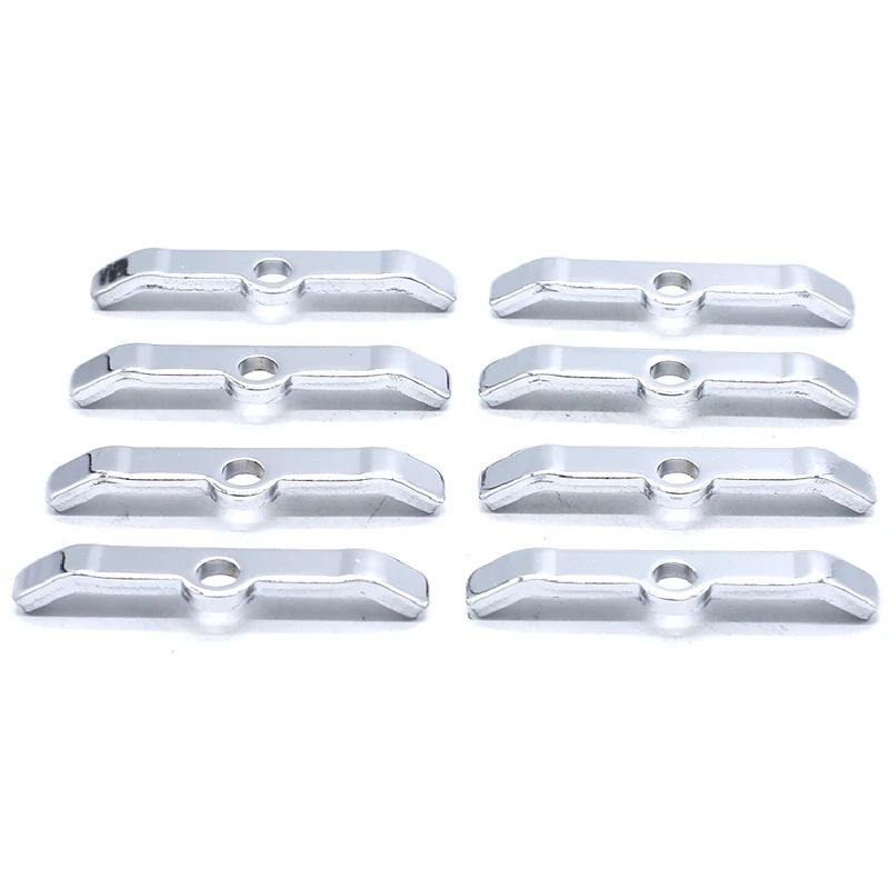 Car Chrome 3 Inch Valve Cover Spreader Bars Fixed Tabs For Chevy SBC 283 305 327 350 Car Accessories