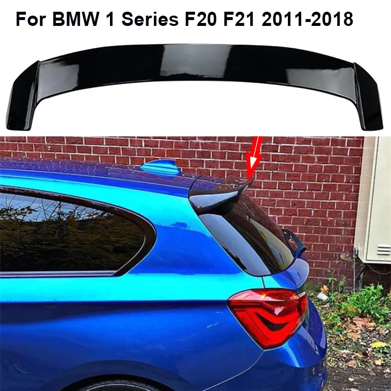 

For BMW 1 Series F20 F21 2011-2018 Car Tail Trunk Roof Wings Fixed Wind Spoiler Rear Wing Spoilers Auto Decoration Accessories