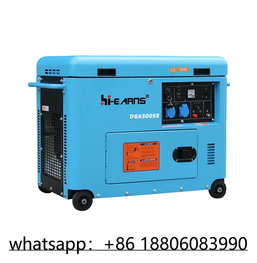 5kw DG6500SE silent low noise top openable air cooled die·sel generator price