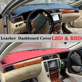 Pro Toyota Crown Royal Majesta S180 2003-2008 Příslušenství PU kožená rohožka do palubní desky styling auta rohožka do palubní desky kryt koberce podložky 10 nejlepší prodej Rohožka do palubní desky Toyota Crown - №10