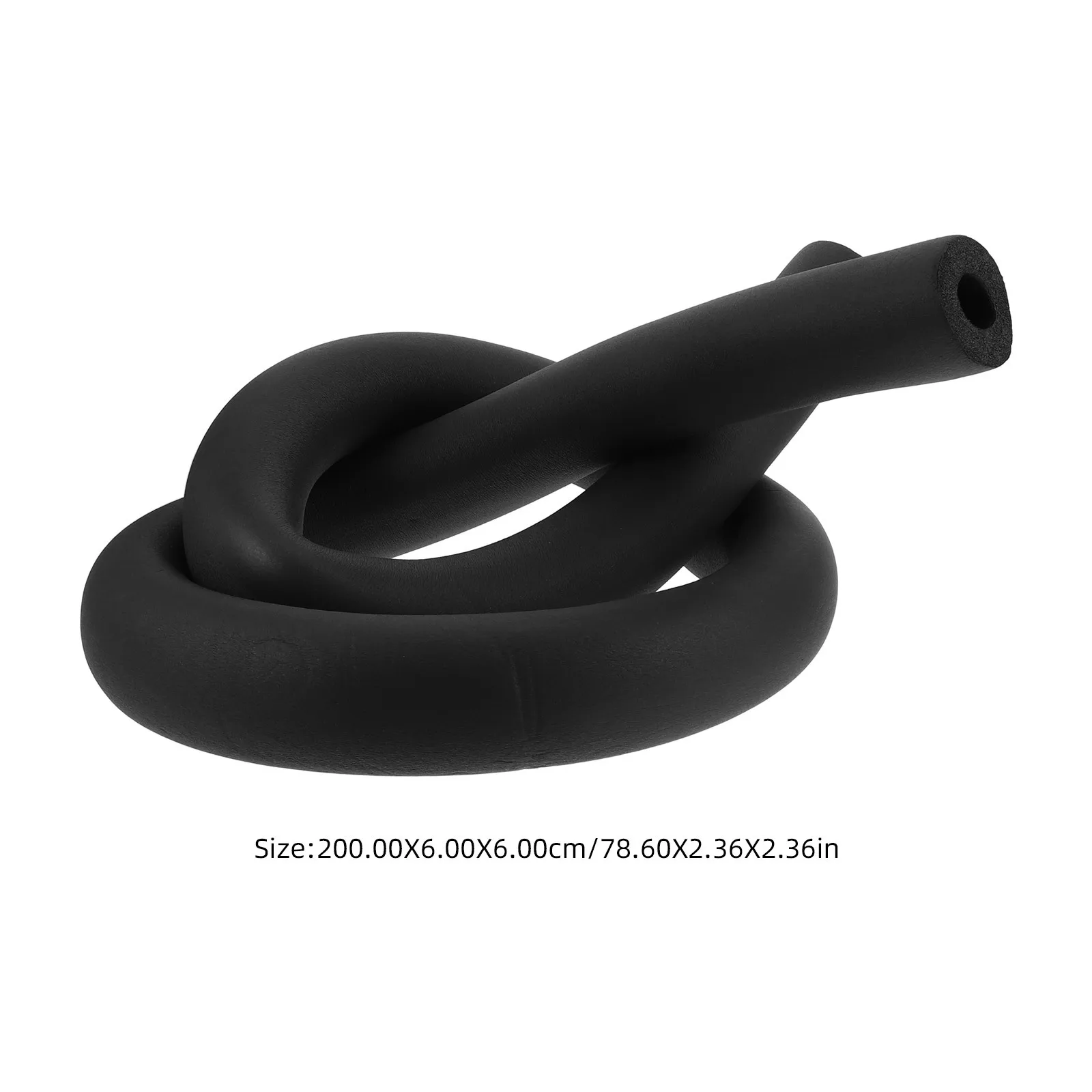 Mangas de isolamento de tubulação, tubo de espuma flexível, à prova de som, resistente ao fogo, para tubos de encanamento de cobre de água hvac