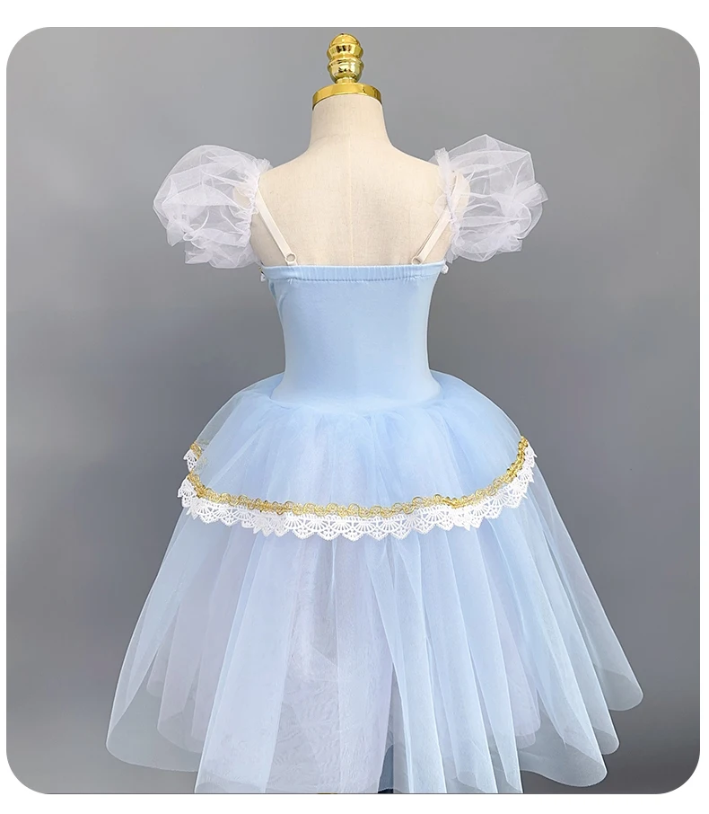 New Professional Romantic Tutu Long Tulle Tutus Ballet Dress Women Children Ballet Dance Costumes Girls Ballerina Party Dress