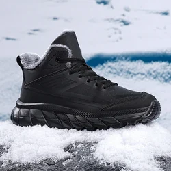 Super Warm Winter Boots With Fur Sneakers Men Snow Boots Waterproof Outdoor Boots Ankle Women Shoes Casual Men Shoes Winter