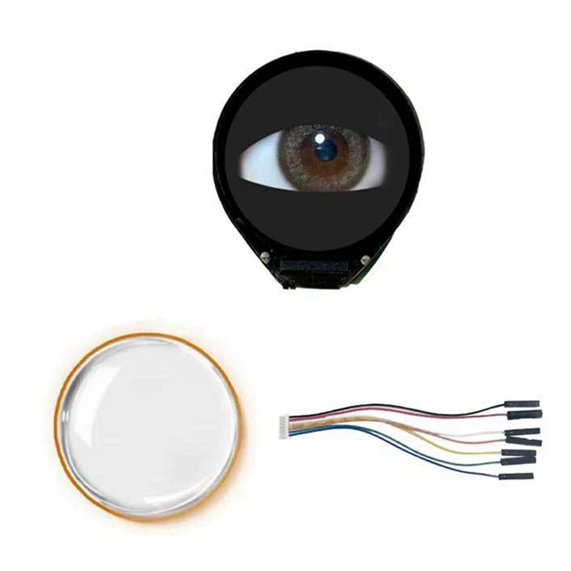 

Ньюэлектронный круглый ЖК-экран EYE 0,71 дюйма для Arduino Raspberry Pi ESP32 Pico STM32