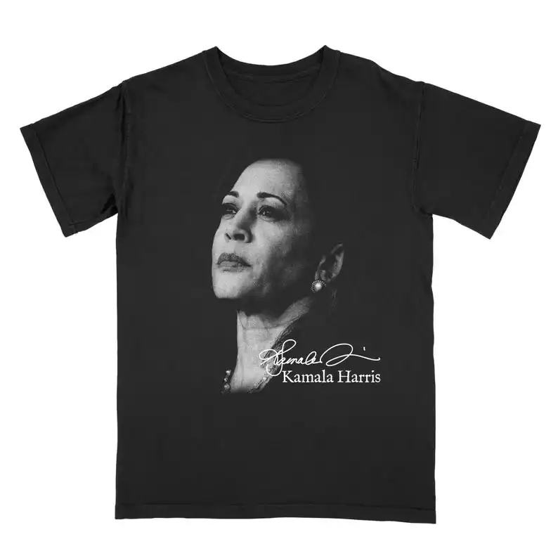 Kamala Harris Graphic Tee, 2024 Campaign Merch, Political Fan Gift, T-Shirts, Long Sleeves, and Sweatshirts for Supporters and A