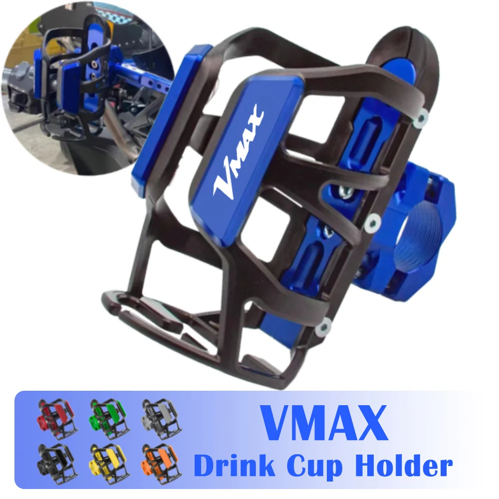 Drink Cup Holder For YAMAHA VMAX 1700 1200 V-MAX1200 V-MAX1700 2021 2022 2023 Motorcycle Stand Mount Accessories