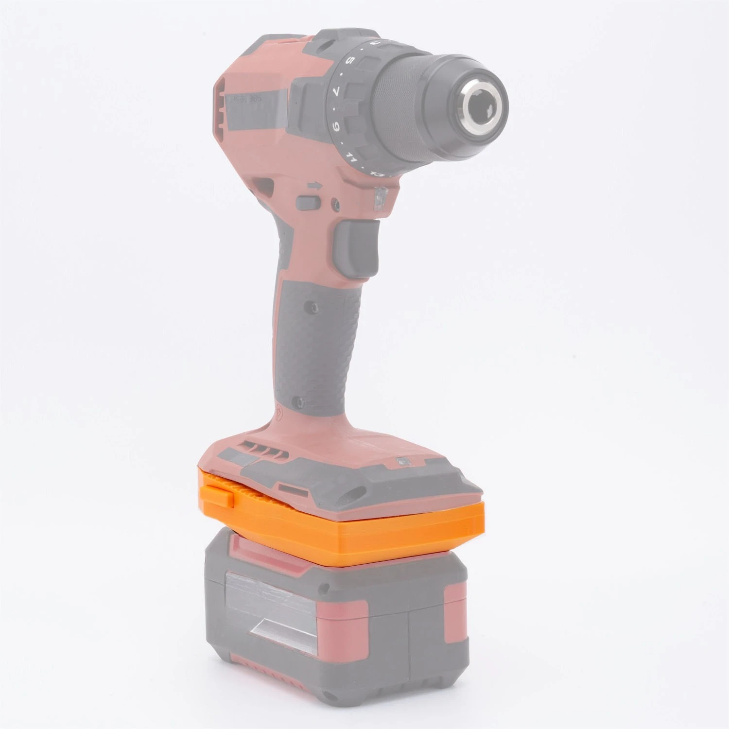 

Batteries Converter Adapter For Ozito 18 Volt Li-Ion Convert To for HILTI 22V Tool without battery and tools)