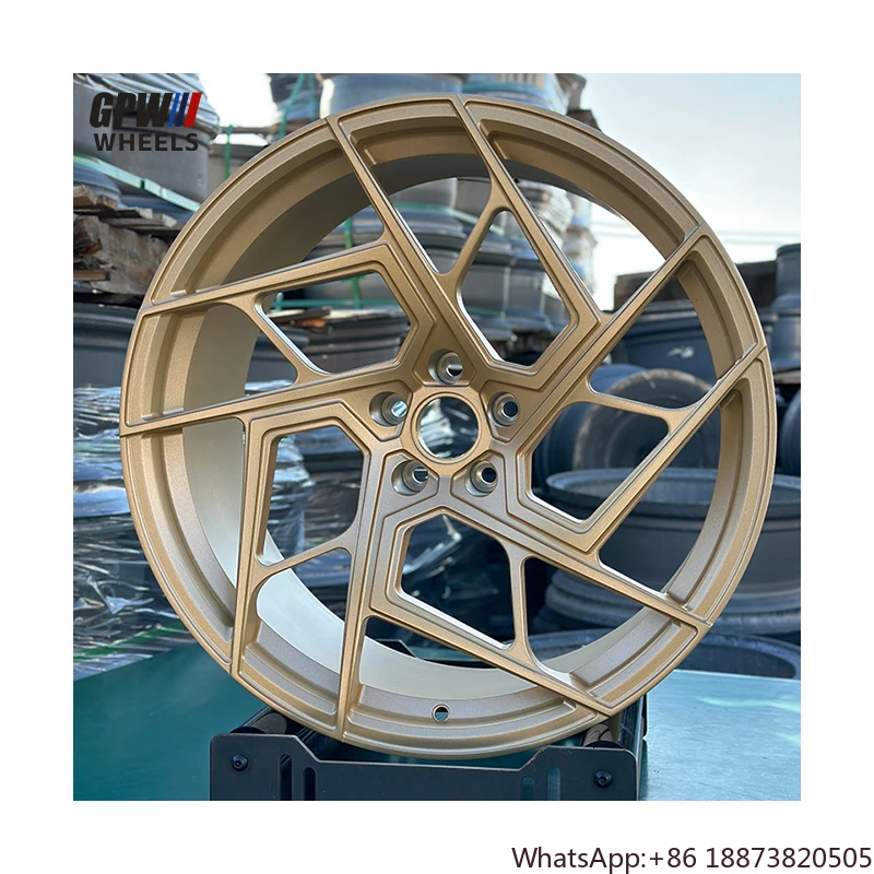 

GPW Custom Bronze 5X120 5X112 5X114.3 18 19 20 21 22Inch Monoblock Forged Wheels for M2 M3 M4 E60 E39 E38 E36 E90 BMW Benz