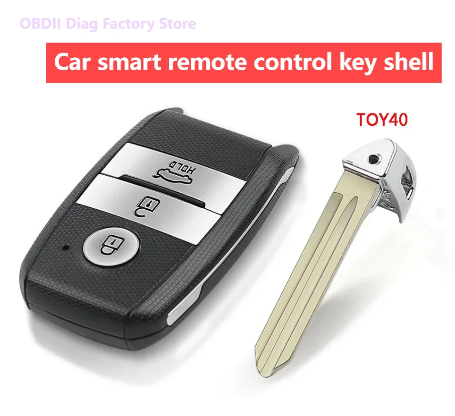 

Car smart remote control key shell TOY40 3 buttons suitable For K-ia Cerato Ceed Rio Rio5 K3 KX3 K4 K5 car accessories