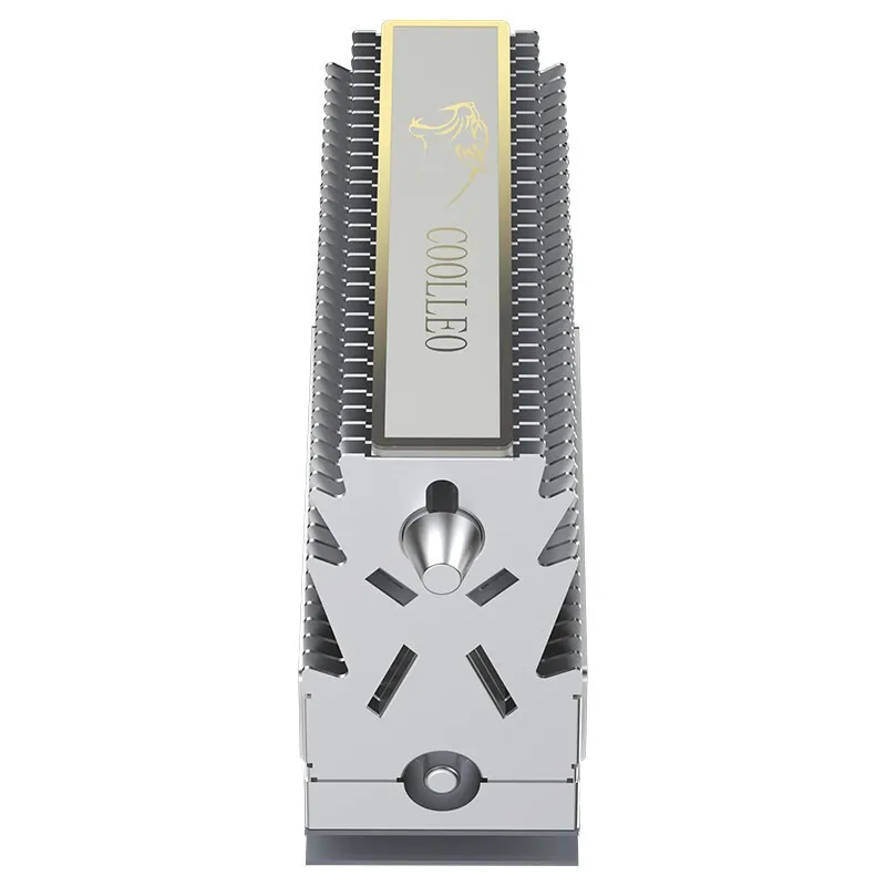 COOLLEO CL-V1 SSD برودة M.2 المبرد عالية الأداء أنبوب حراري واحد الألومنيوم 2280 الحالة الصلبة بالوعة الحرارة مع وسادة حرارية #4