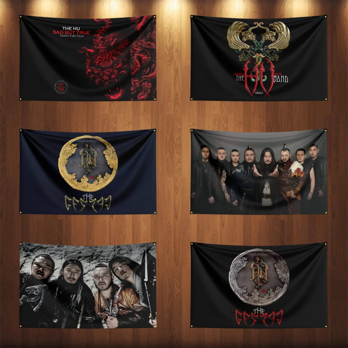 

3x5 Ft Heavy Metal Rock Band T-The Hus Flags Polyester for Room Wall Out Door Decor Music Fan Collection Live Show Cheering