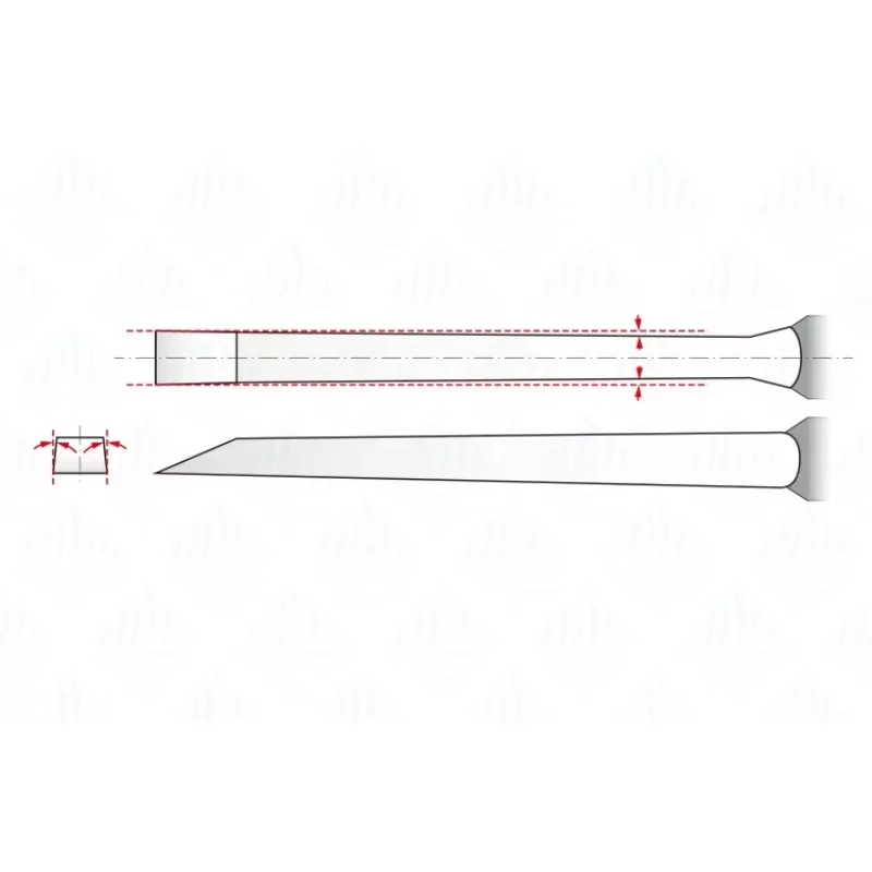NAREX 4pcs/set Value Pack (4-6-10-12mm) Heavy Duty Chisel Carpenter Chisel