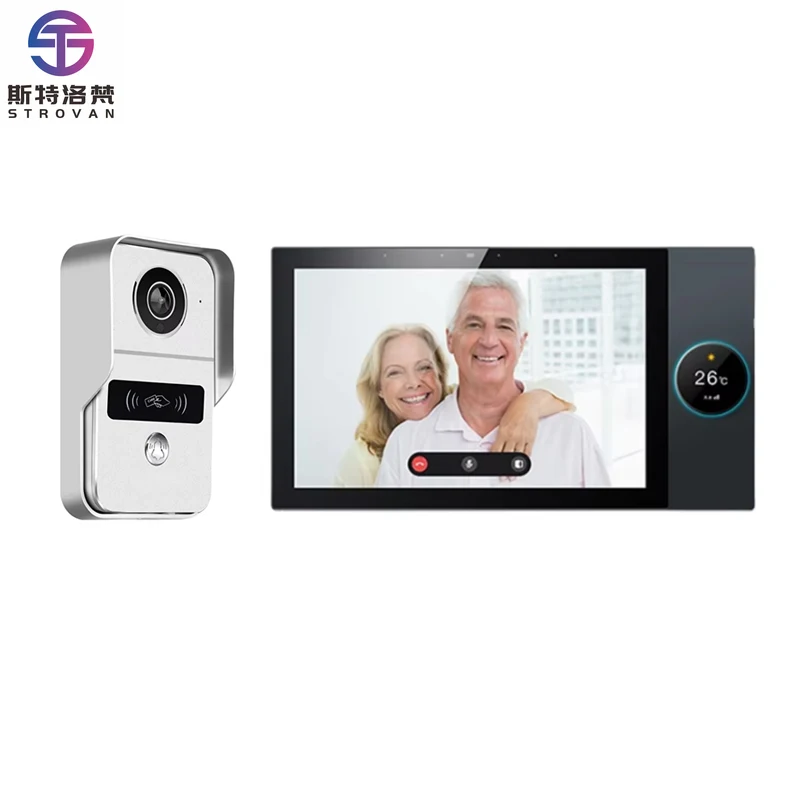 

STLF F10 Tuya HD LCD Touch Control Panel Wall Mounted Smart Home Central Control Gateway With Audio Music Play Light-dimmer Func