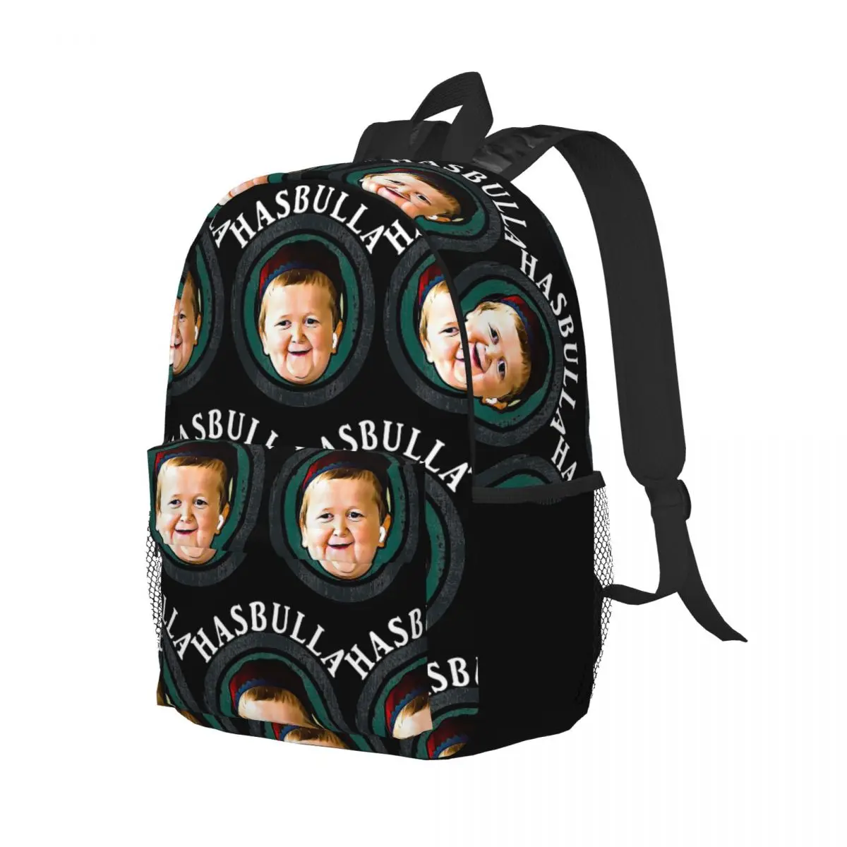 Funny Hasbulla Magomedov Hasbullah Smile Classic Backpack Student Boys Girls BookBag Men Women School Bag Computer Shoulder Bags