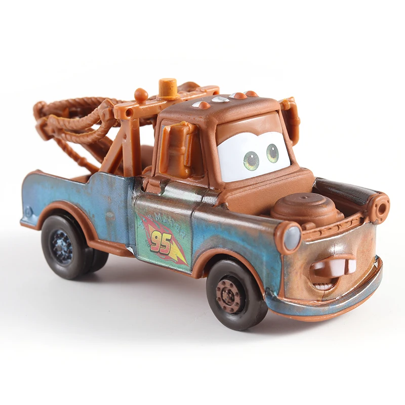 Disney Cars 3 Pixar Cars Race Team Mater Metal Diecast Toy Car 1:55 Lightning McQueen Boy Gift Girl spedizione gratuita