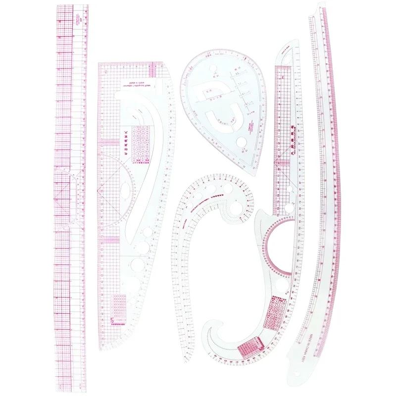 French Curve Ruler Soft Patchwork Ruler Measure Tailor Drawing Template DIY Fabric Cutting Measuring Ruler Sewing Tool Kits