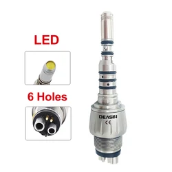For Kavo Multiflex Fiber optic handpiece 460 LED Coupler 6 holes Quick Coupling Coupler Adaptor Dental Tools