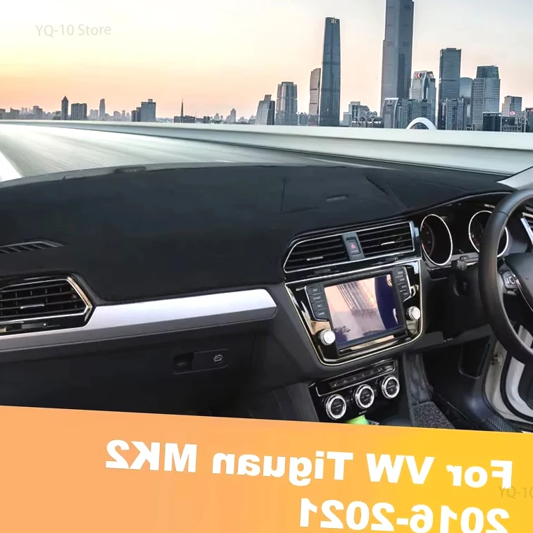 

Для Volkswagen VW Tiguan MK1 MK2 2009-2022 крышка приборной панели автомобиля козырек от солнца коврик для затенения коврик ковер