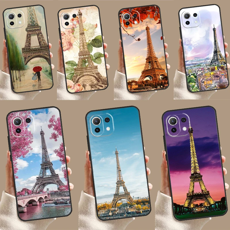 France Paris Eiffel Tower Case For POCO X3 X5 X6 M6 Pro F6 F3 F5 M5s Xiaomi 14 13 Ultra 12 Lite 11T 12T 13T Pro Cover