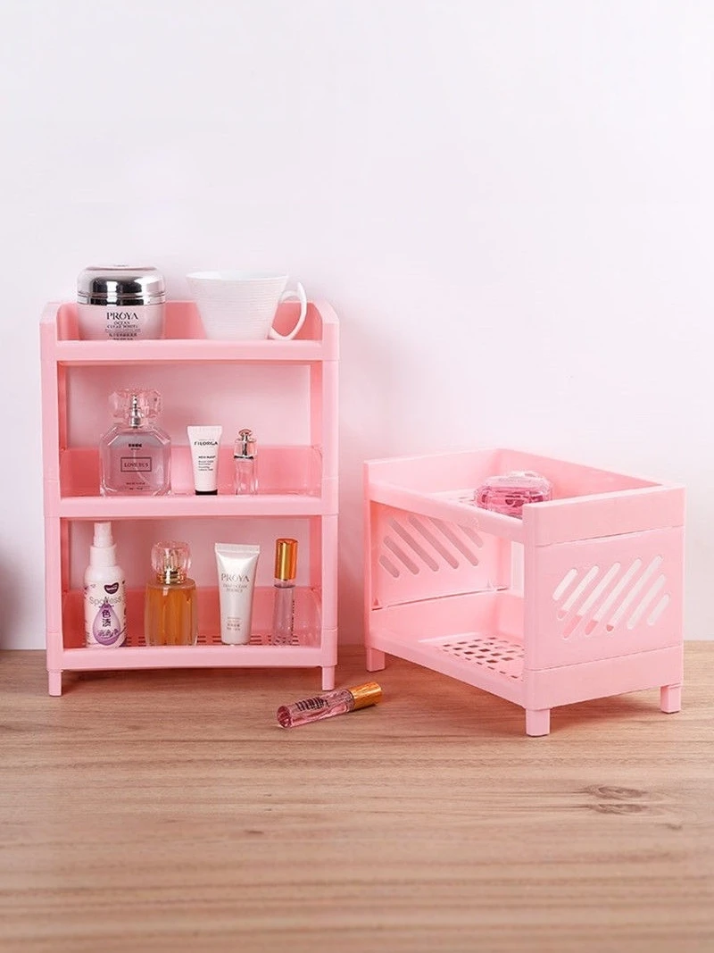 

Многоуровневый настольный органайзер-коробка для косметики, многофункциональный пластиковый контейнер для хранения для дома и ванной комнаты