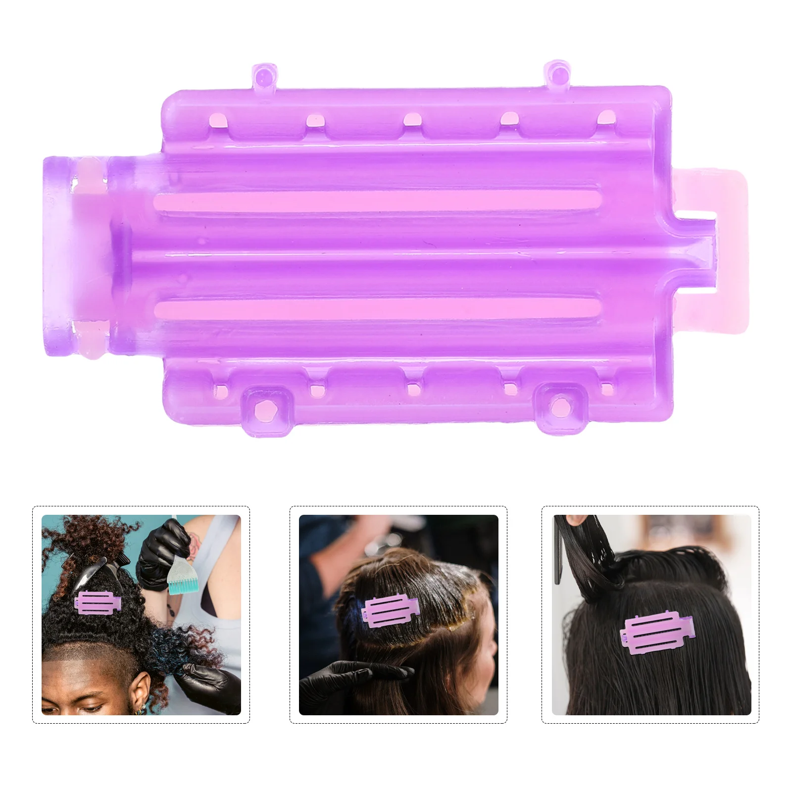 

45pcs Stick Resin Curling Clip For Women Home Salon Use No Damage Fast Styling Woman Hair Curler Home Hair Curler