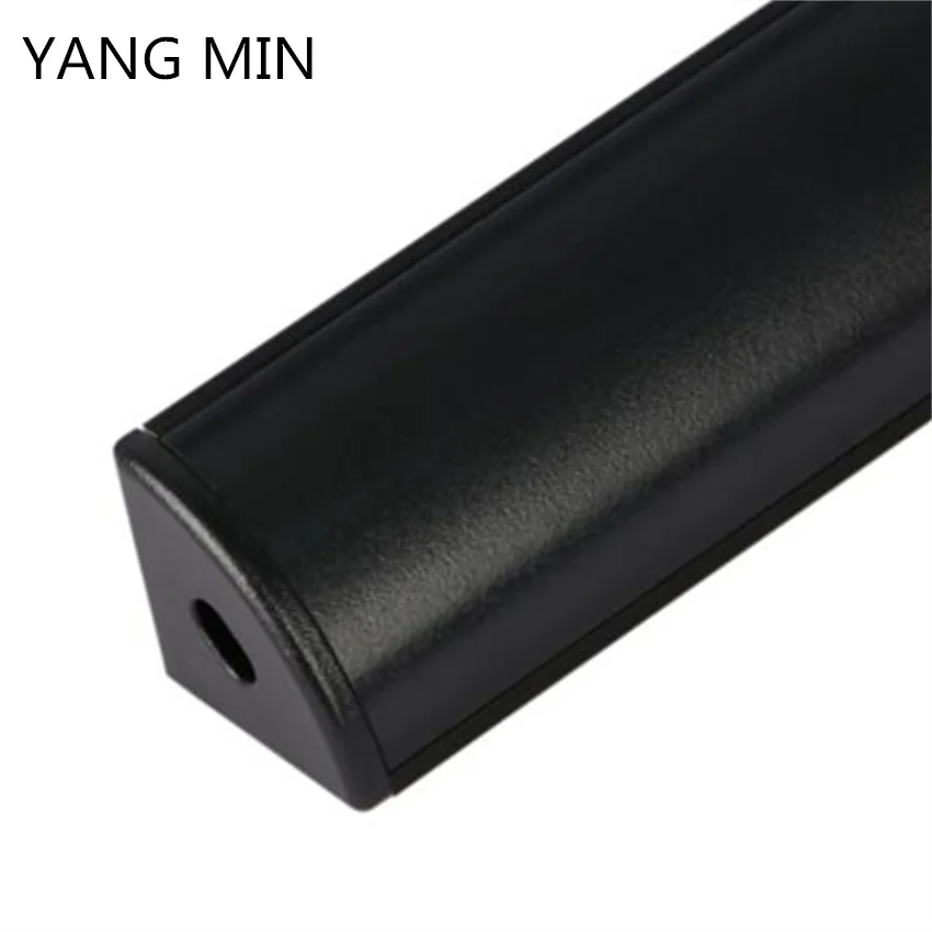 Free Shipping V Shape LED Aluminum Channel System with Milky Cover, End Caps and Mounting Clips,for LED Strip Light Installation