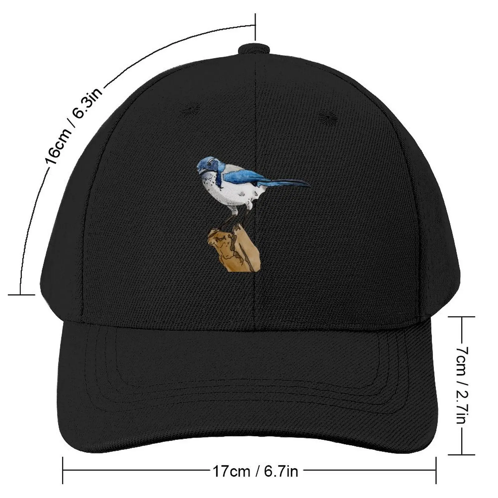 Scrub Jay Baseball Cap Military Cap Man Thermal Visor party Hat Men Hats Women's