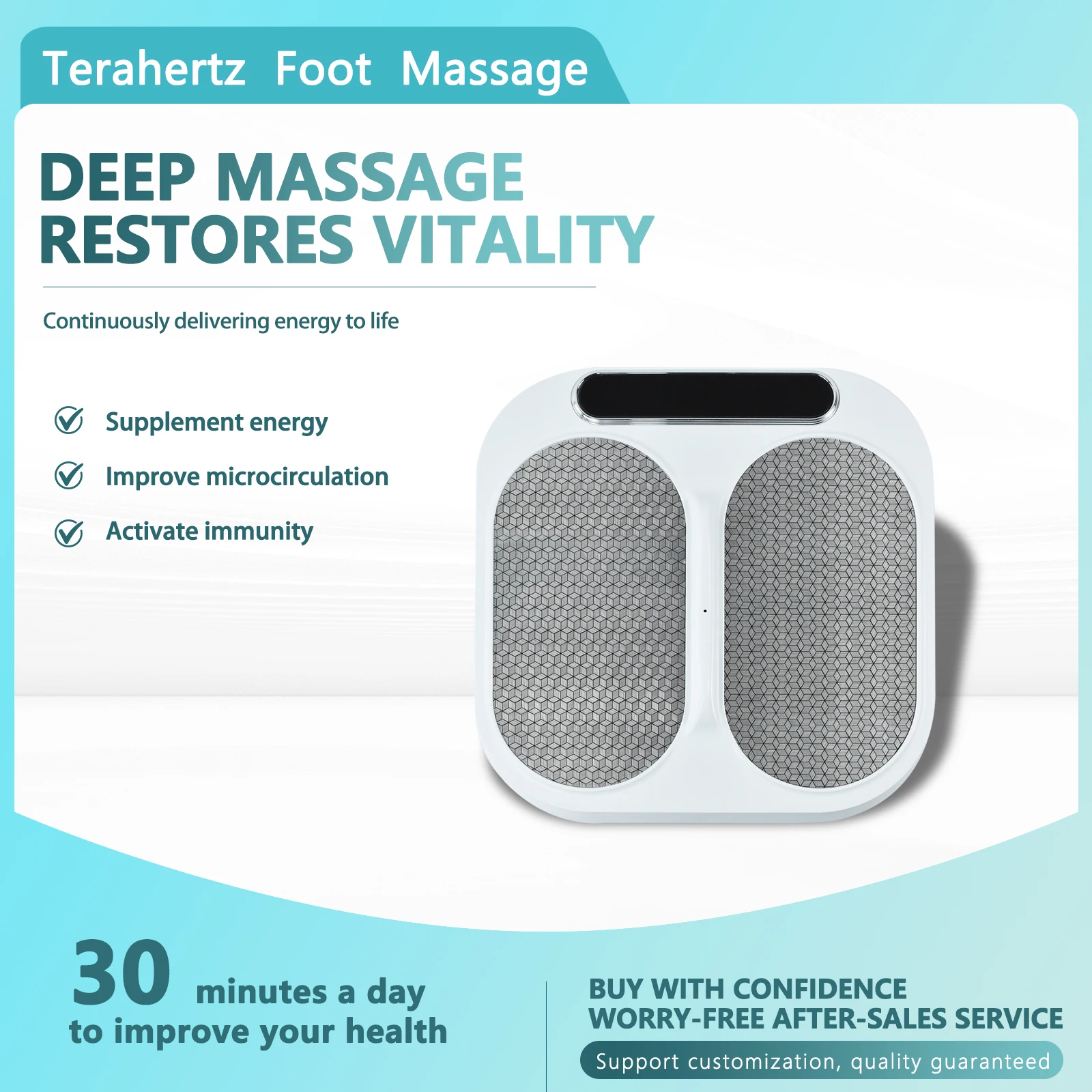 

Terahertz PEMF P99 Foot Massager Health Care Weight Loss Iteracare Bioenergy Meridian Therapy Instrument for Joint Pain Relief