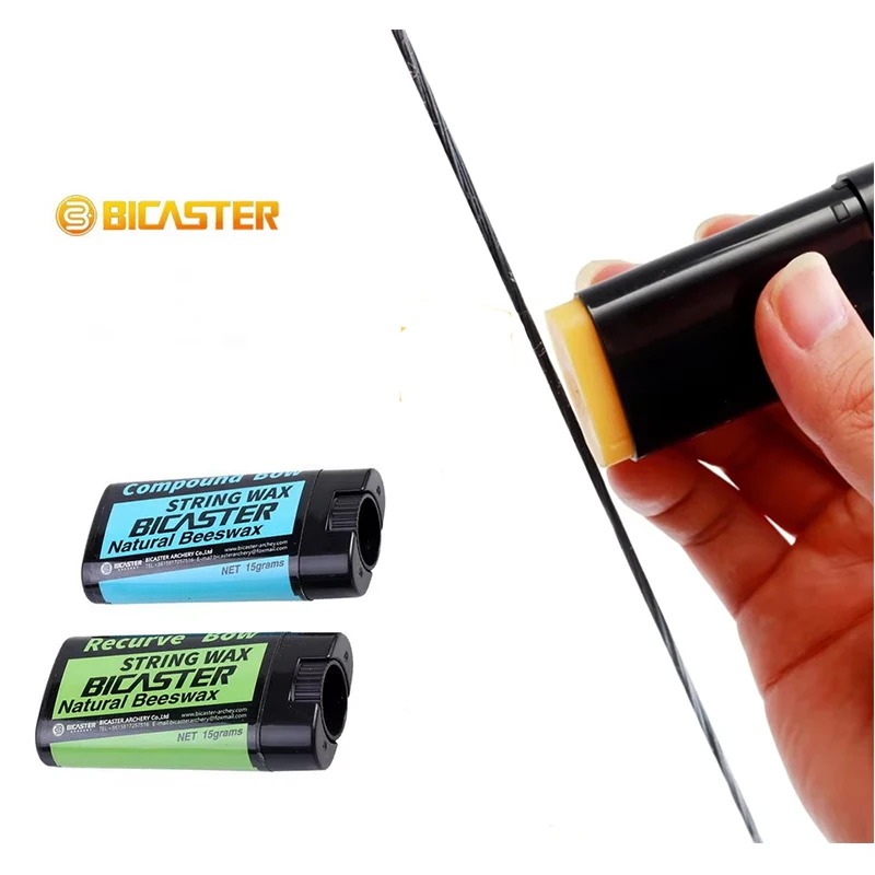 BICASTER Bow String Wax Compound / Recurve Bow String Care Lubricant Pure Natural Beeswax Archery Bow String Accessories