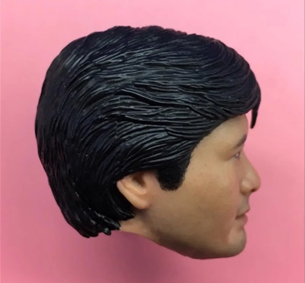 Große Verkäufe 1/6 ein besseres morgen Gangland Chef Chow Yun Fat Man Kopf Skulptur Schnitzen passen 12 "Action figur sammel bar DIY