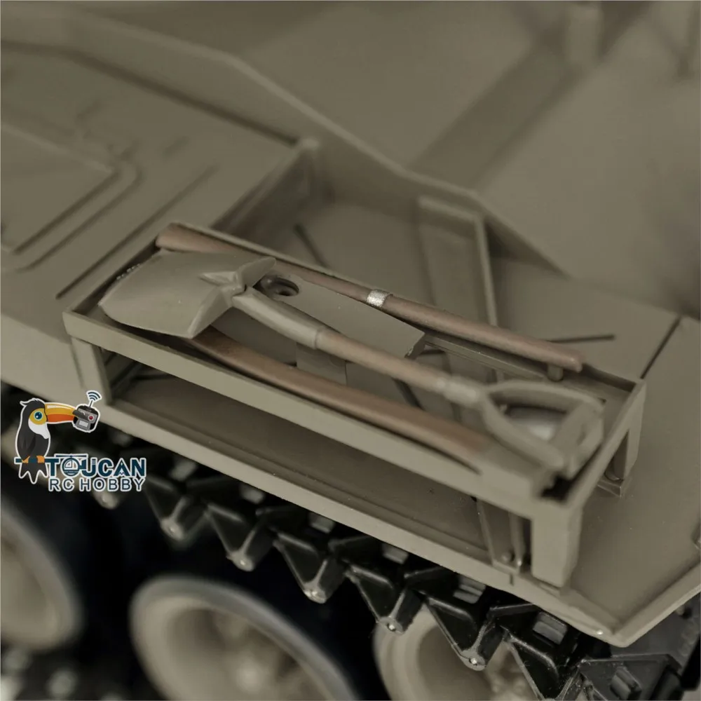 هنغ لونغ 1/16 7.0 مشاية بلاستيكية بولدوج RTR دبابة مع جهاز للتحكم عن بُعد نموذج 3839 BBs الادسنس IR القتالية تأثير الدخان الهيكل قابل للسحب #5