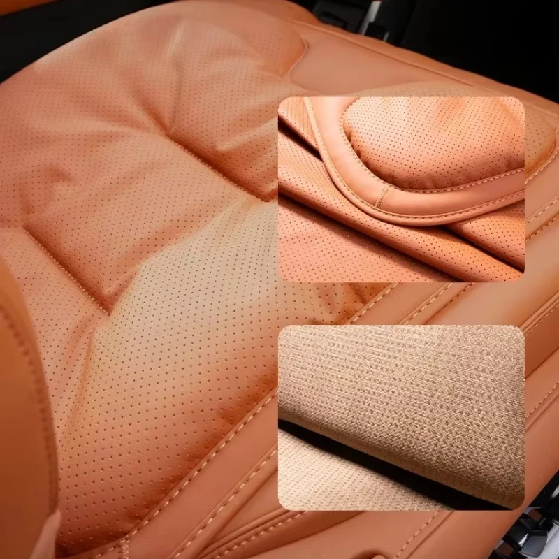 Universal Nappa leather Soft Car Seat Covers,interior Automobiles Breathable Seat Cushion,Car seat covers full set,Car cushion
